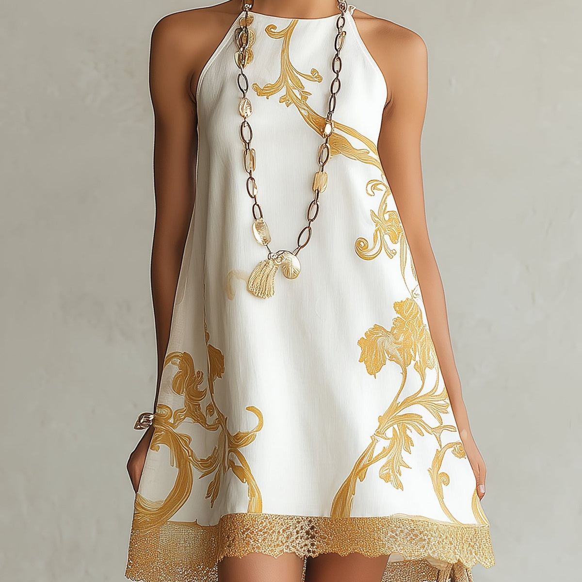 Aubrielle — White and Gold