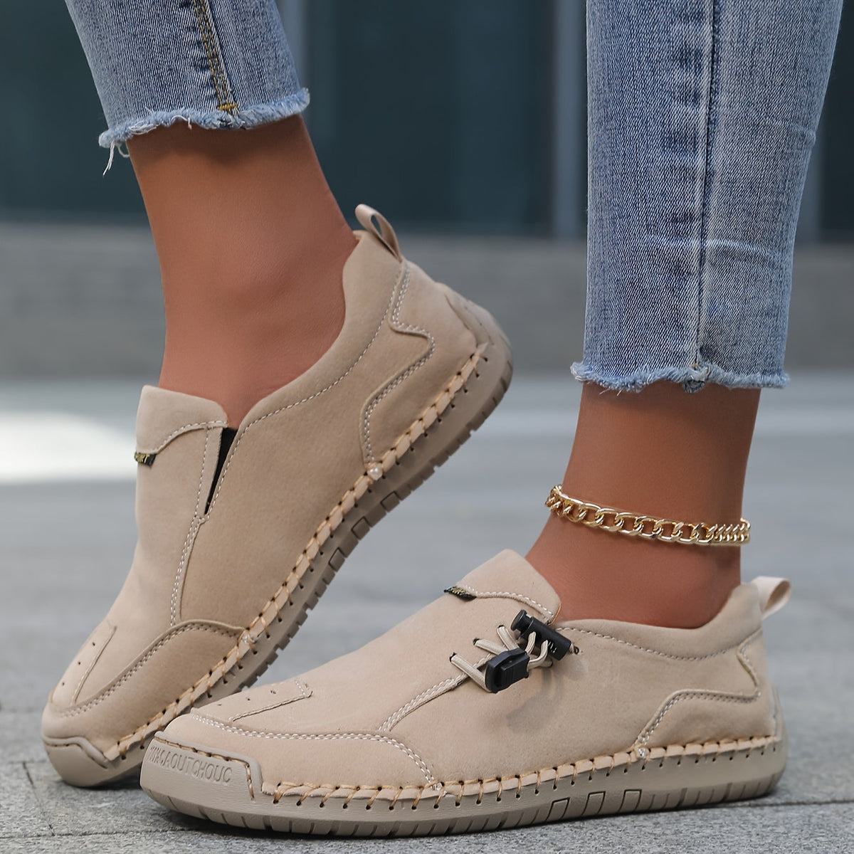 Nora — Toggle Slip-On Comfort Shoes