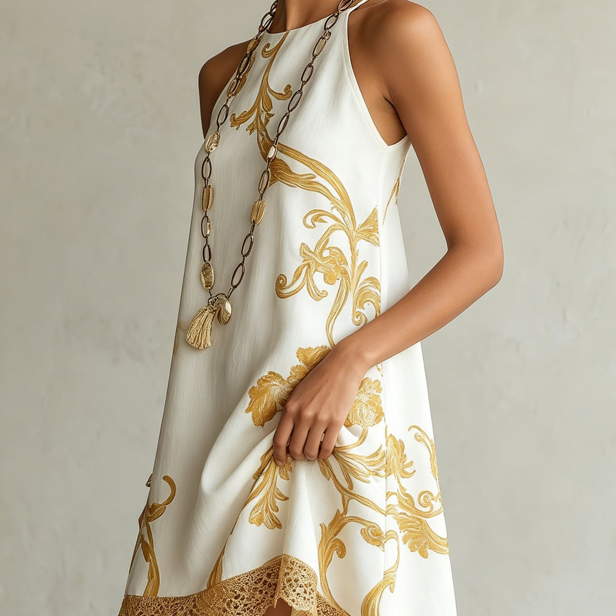 Aubrielle — White and Gold
