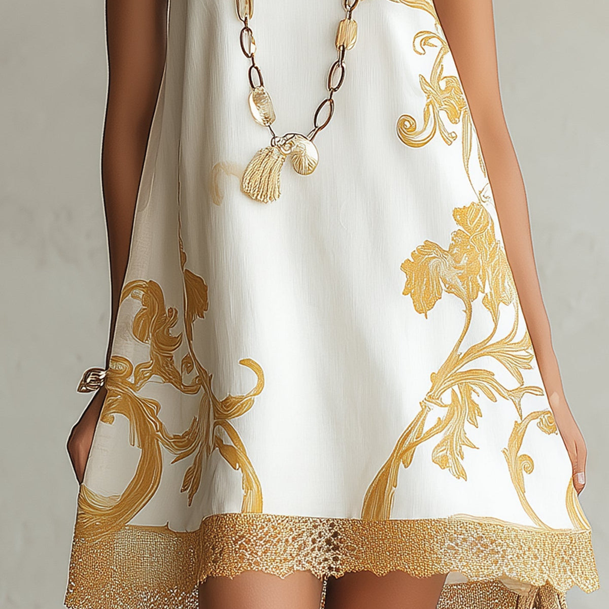 Aubrielle — White and Gold
