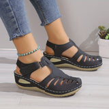 Athena — Closed-Toe Strappy Comfort Sandals