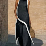 Arnhild — Wide-Leg Co-Ord Set with Contrast Trim