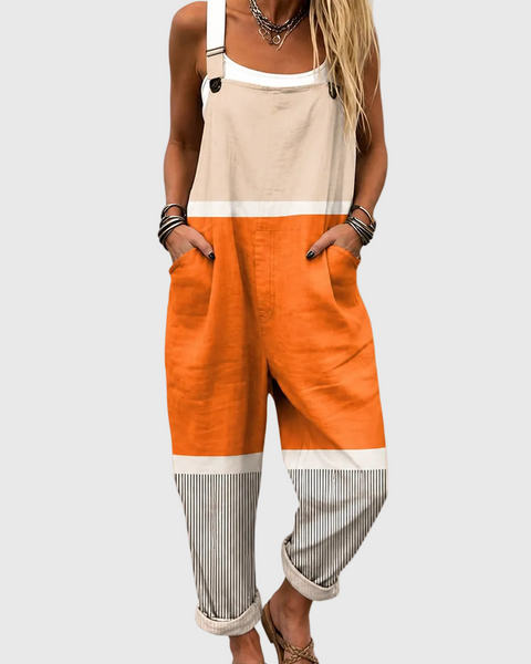 Hope — Sunset Stripe Colour Block Overalls