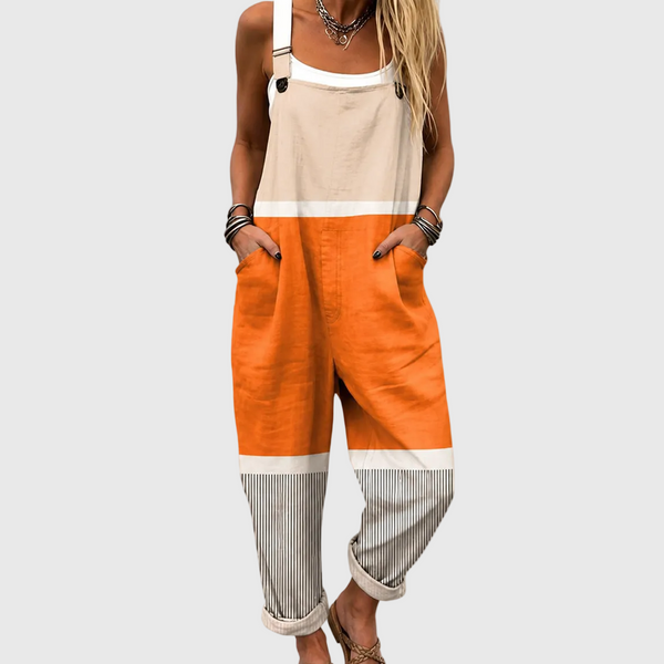 Hope — Sunset Stripe Colour Block Overalls
