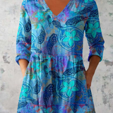 Amabelle — Aqua Blue Floral Paisley
