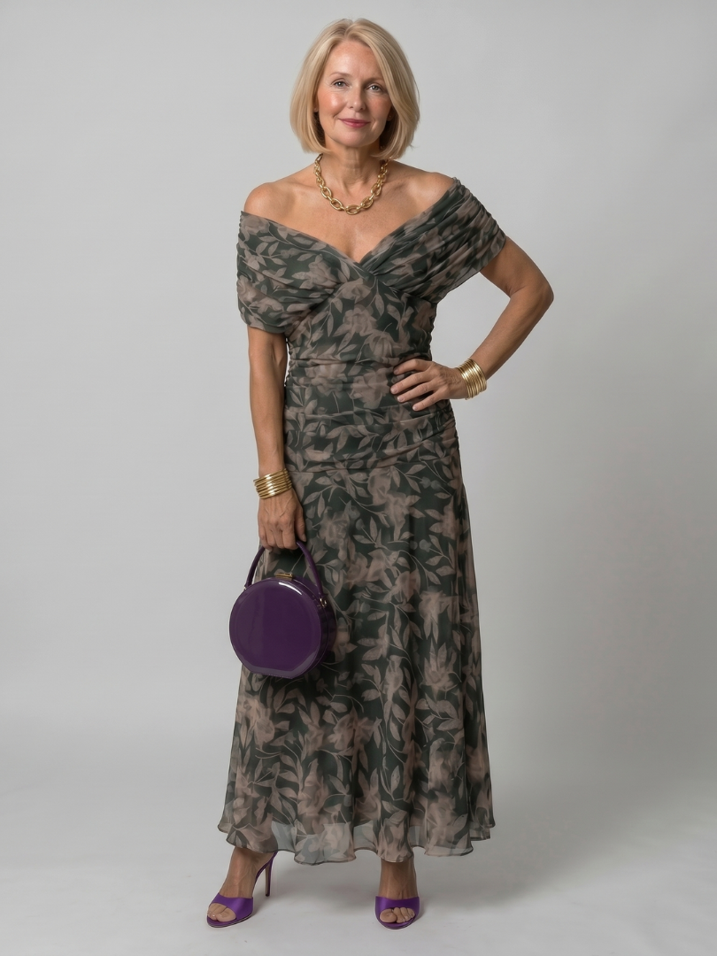 Antje — Khaki Floral