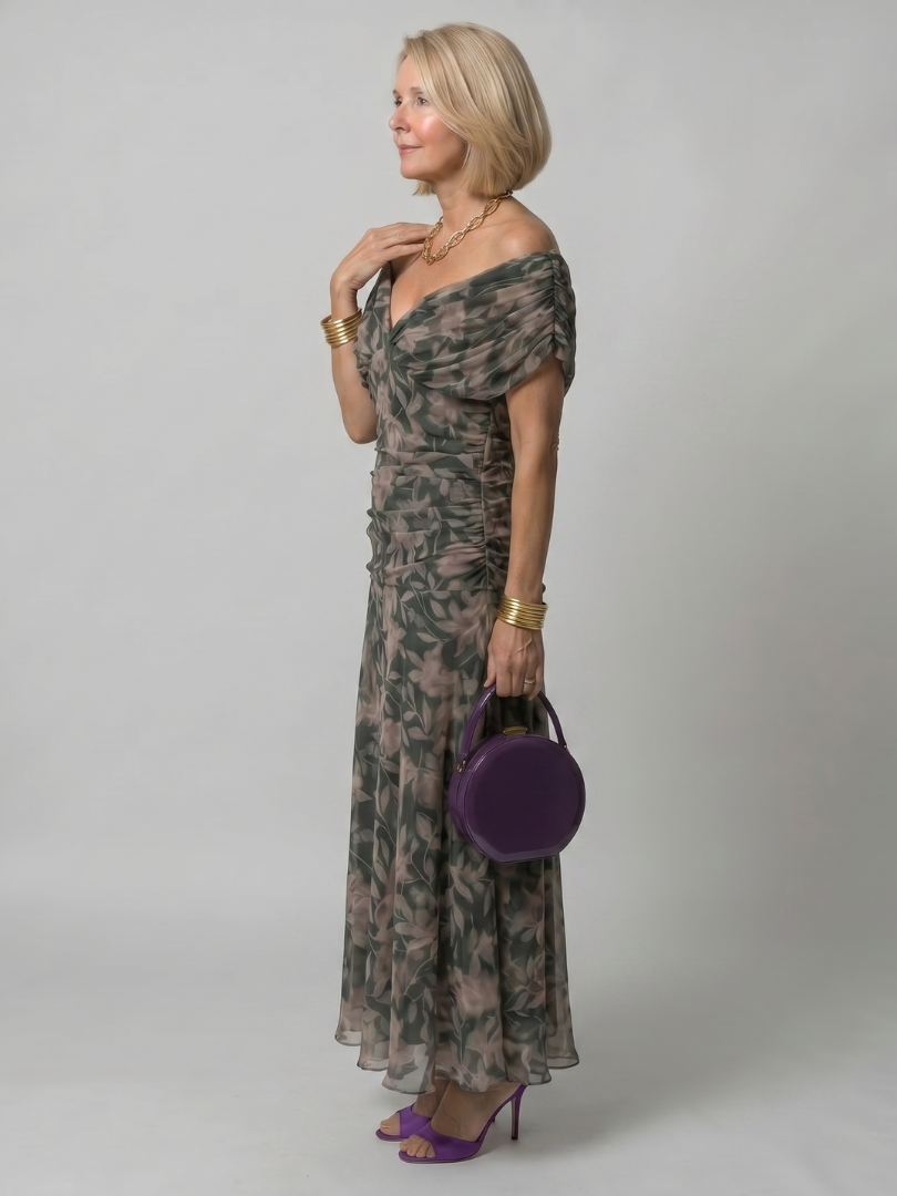 Antje — Khaki Floral