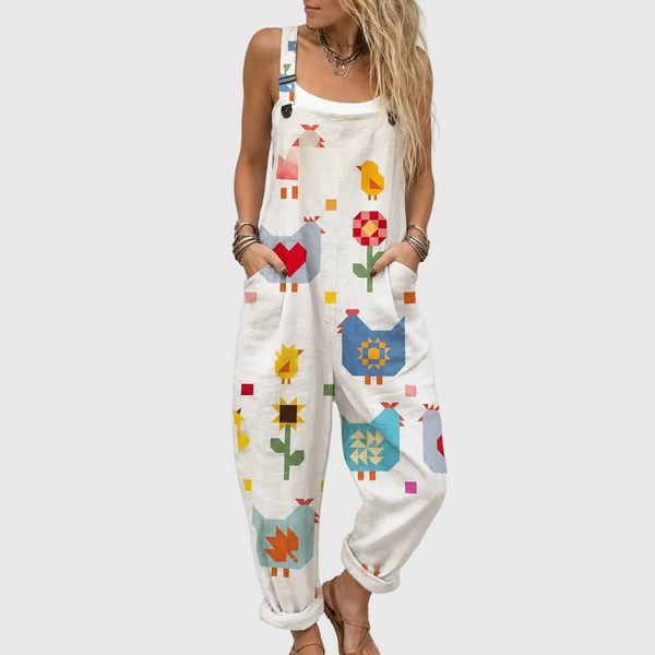 Lark — Birdie Patchwork Overalls