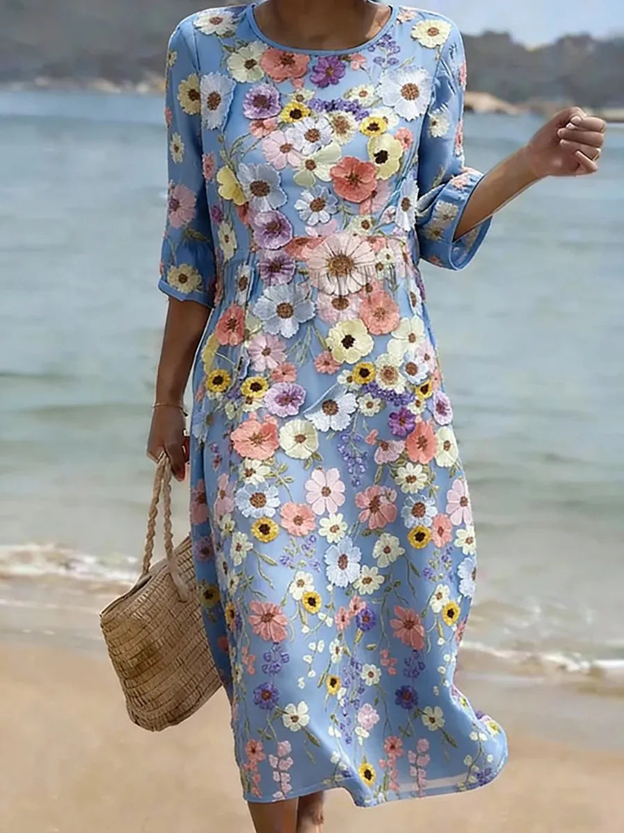 Ceridwen — Blue Multi Floral