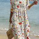  White Multi Floral