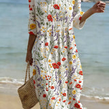 Ceridwen — White Multi Floral
