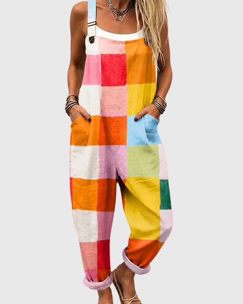 Mabel — Colour Block Overalls