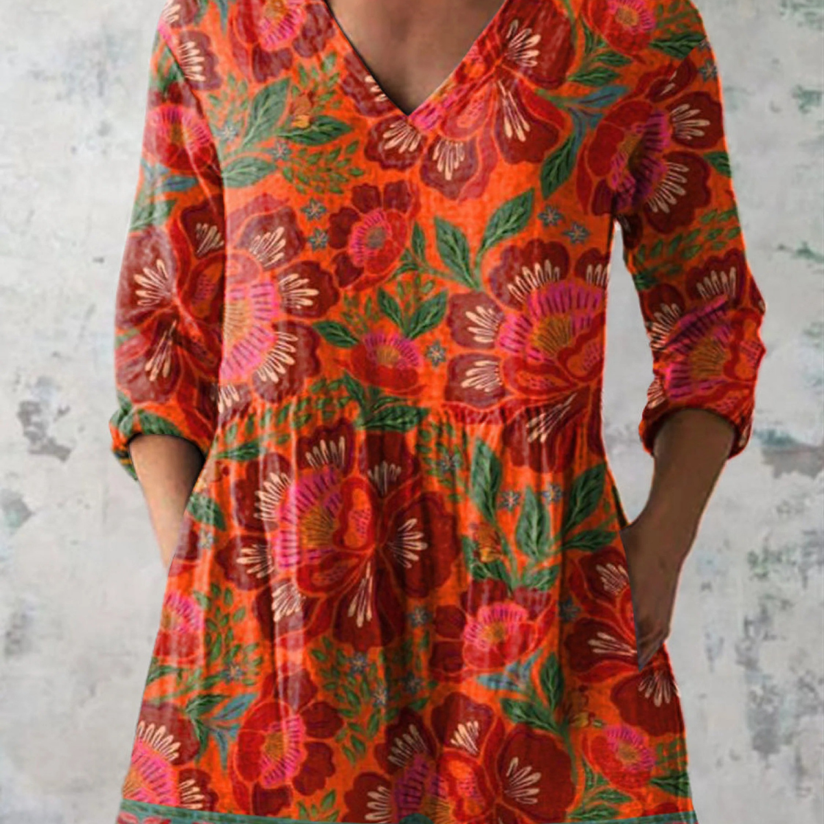 Petunia — Orange Floral Border