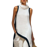 Arnhild — Wide-Leg Co-Ord Set with Contrast Trim