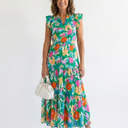  Teal Floral