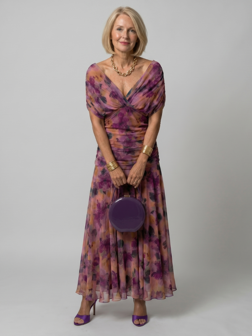 Antje — Plum Floral