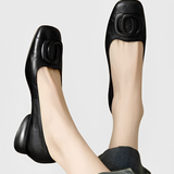 Donna — Soft Square-Toe Ballet Flats