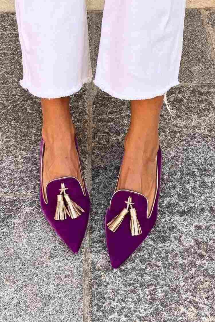 Eugenia — Pointed Tassel Loafers
