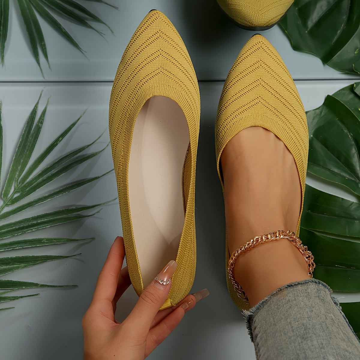 Emer — Pointed-Toe Ballet Flats