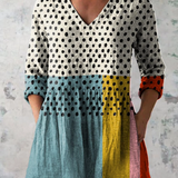 Briony — Polka-Dot Colour-Block