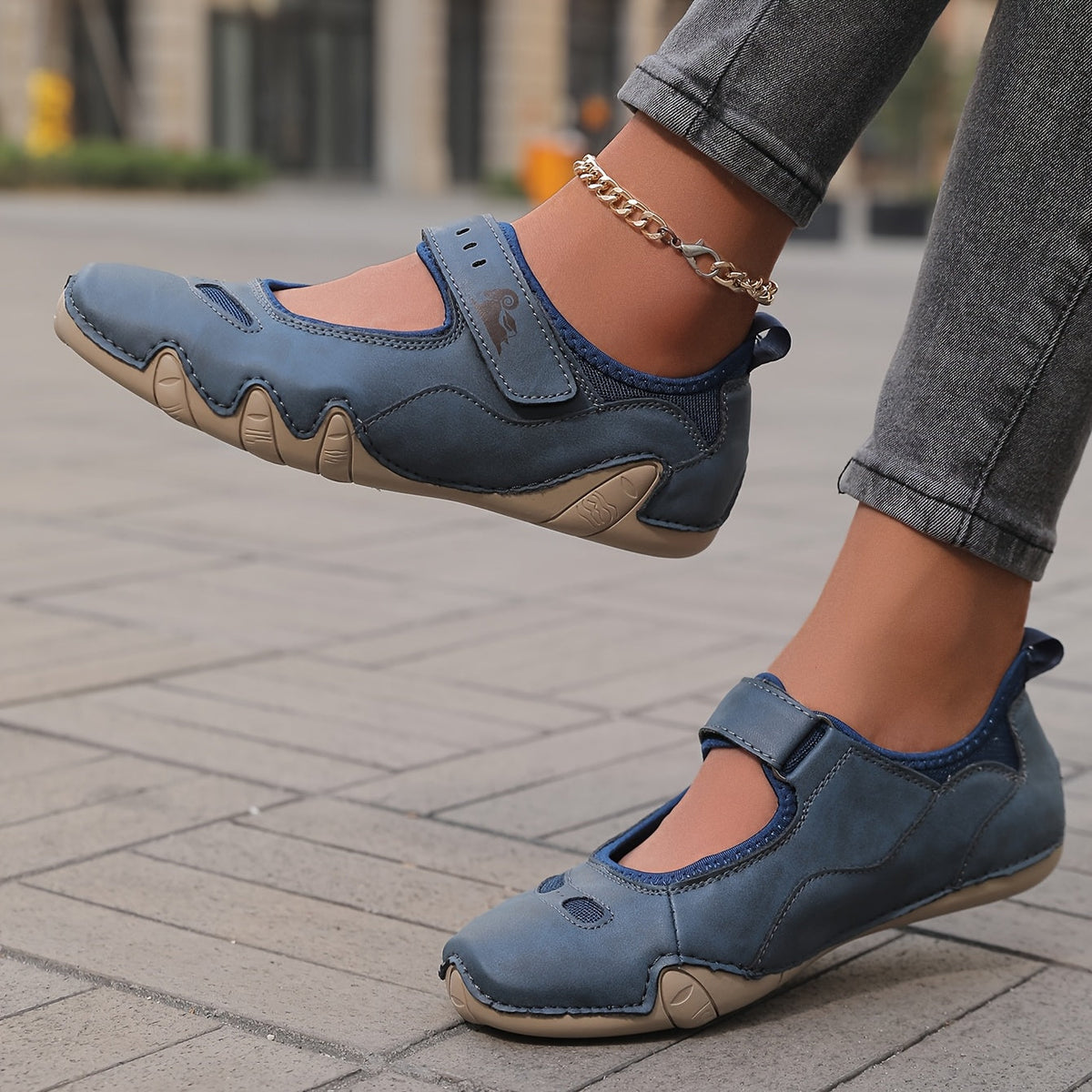 Sylvie — Velcro-Strap Mary Jane Comfort Shoes
