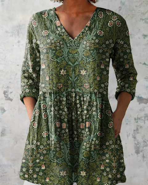 Carmel — Forest Green Vintage Floral