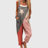 Fern — Star Patchwork Overalls