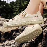Dagmar — Cut-Out Closed-Toe Comfort Sandals