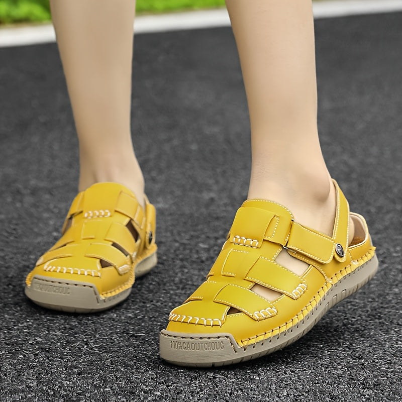 Abelia — Closed-Toe Fisherman Comfort Sandals