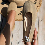 Addie — Soft Knit Ballet Flats