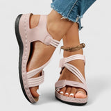 Almudena — Orthopaedic Elastic-Strap Comfort Sandals with Arch Support