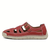 Dagmar — Cut-Out Closed-Toe Comfort Sandals