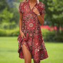  Red Floral