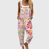 Sibyl — Colourful Floral Overalls