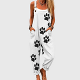 Sorrel — Paw Print Overalls