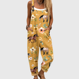 Bridie — Horse and Flower Overalls