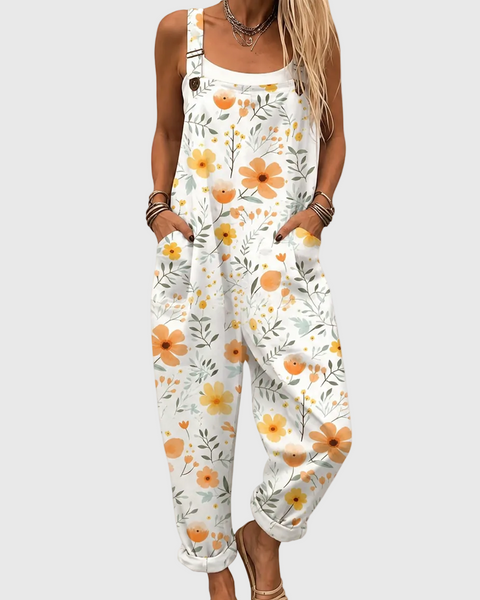 Rhiannon — Wildflower Print Overalls