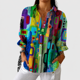 Gaia — Blusa Mosaico Arco-Íris