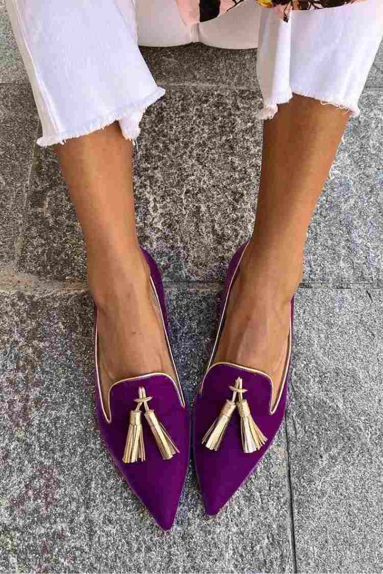 Eugenia — Pointed Tassel Loafers