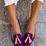 Eugenia — Pointed Tassel Loafers