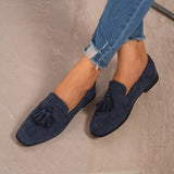 Eponine — Stable Everyday Tassel Loafers with Low Heel