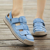 Abelia — Closed-Toe Fisherman Comfort Sandals