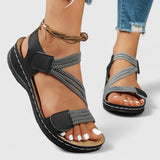 Almudena — Orthopaedic Elastic-Strap Comfort Sandals with Arch Support