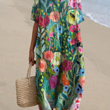 Soledad — Garden Floral Midi Dress