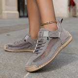 Eilis — Velcro-Strap Mesh Comfort Sneakers