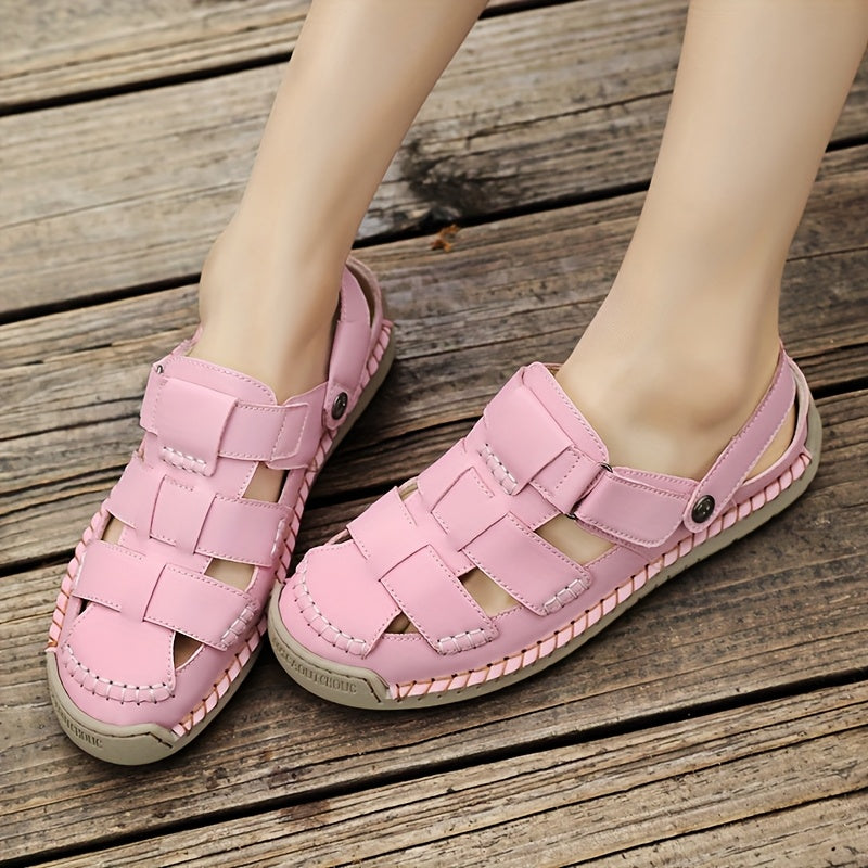 Abelia — Closed-Toe Fisherman Comfort Sandals
