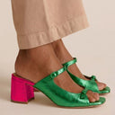  Green and Fuchsia