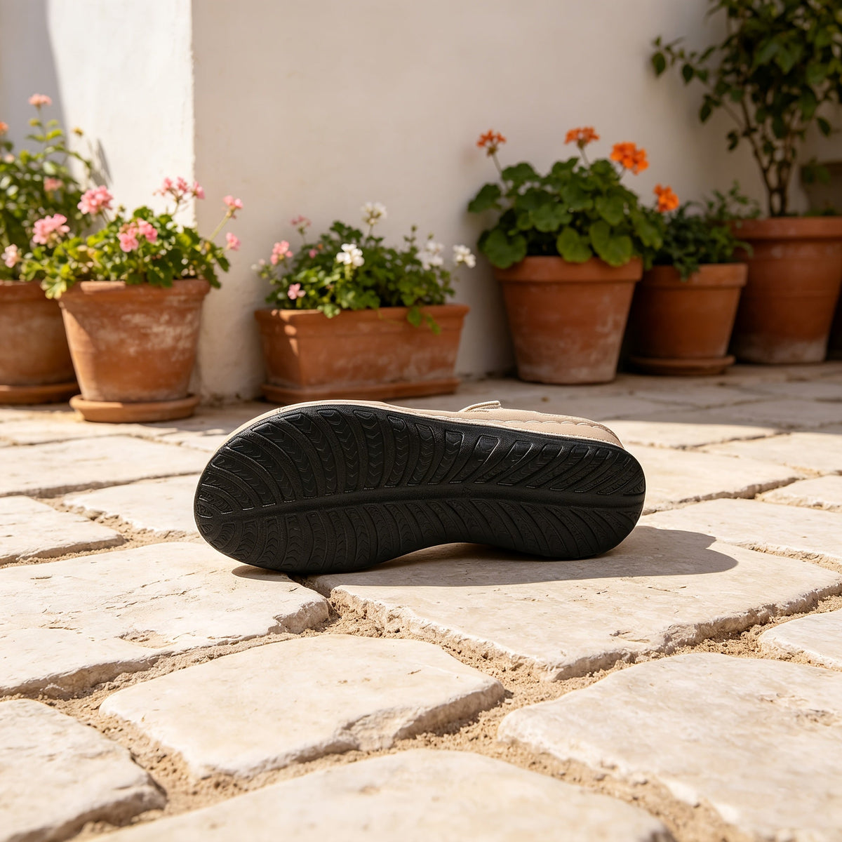 Claudette — Two-Strap Comfort Sandals