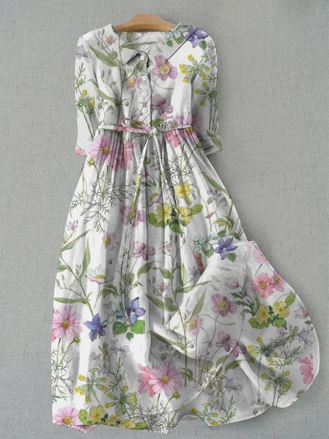 Sadie — Vestido Longo Floral Esvoaçante — foto 1