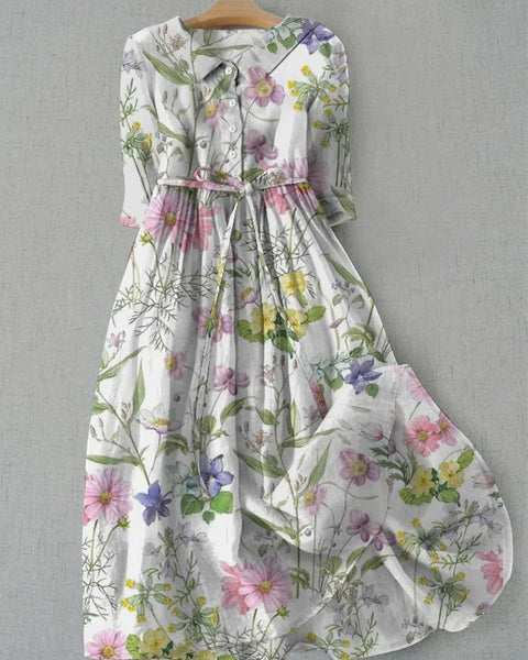 Sadie — Vestido Longo Floral Esvoaçante — foto 1